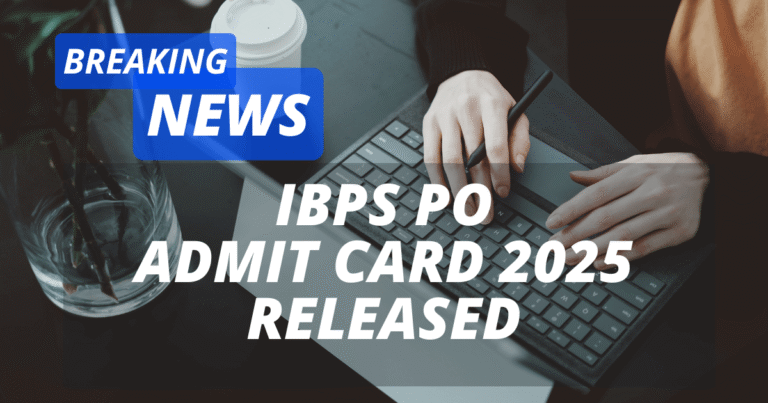 IBPS PO Admit Card 2025